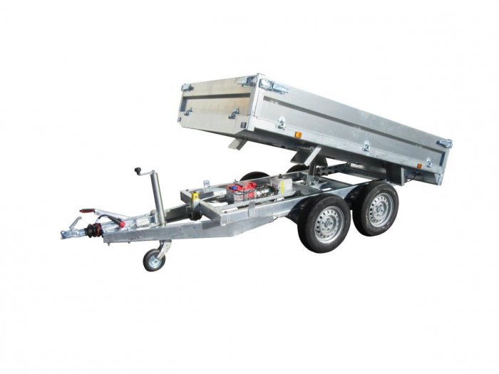 Remorque benne - Lider - Réf. 39600PE - 2,50 m - 2500 Kg - 2 essieux