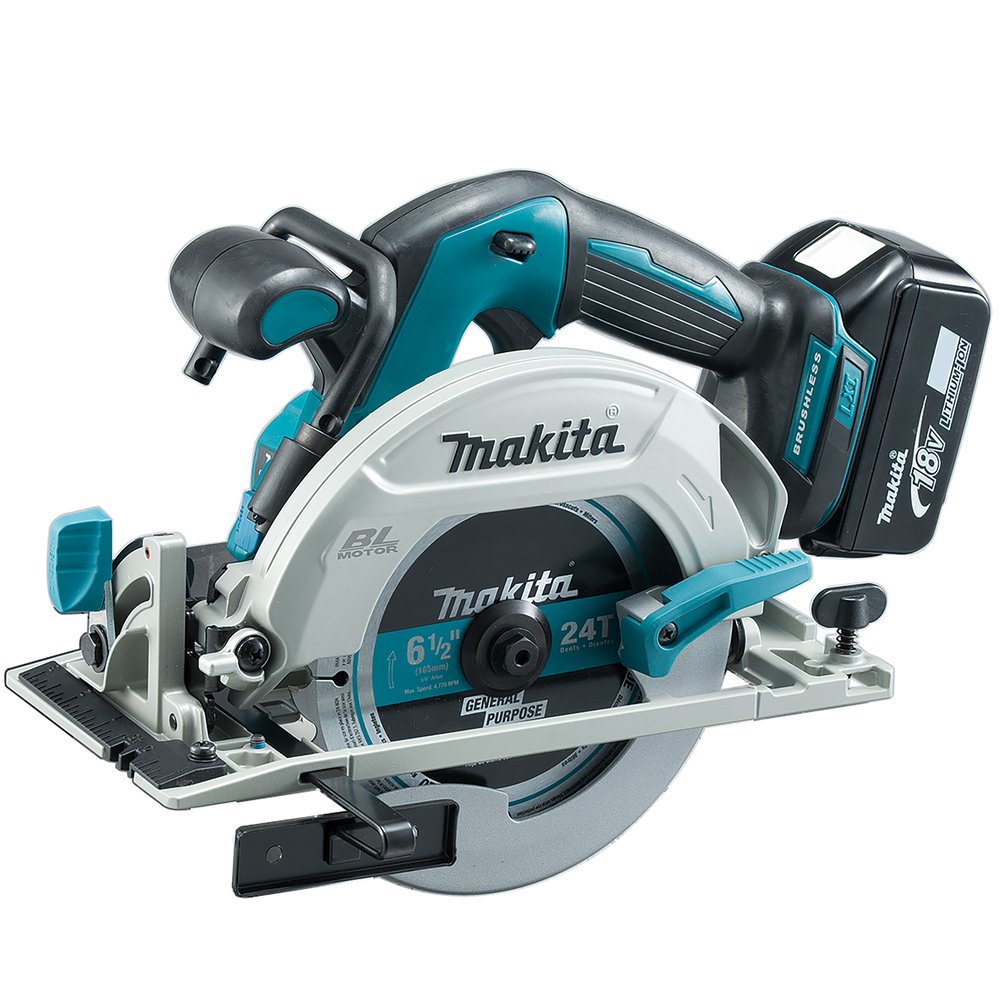 Scie circulaire MAKITA DHS680RTJ - 18 V Li-ion Ø 165 mm ( 2 x 5,0 Ah)