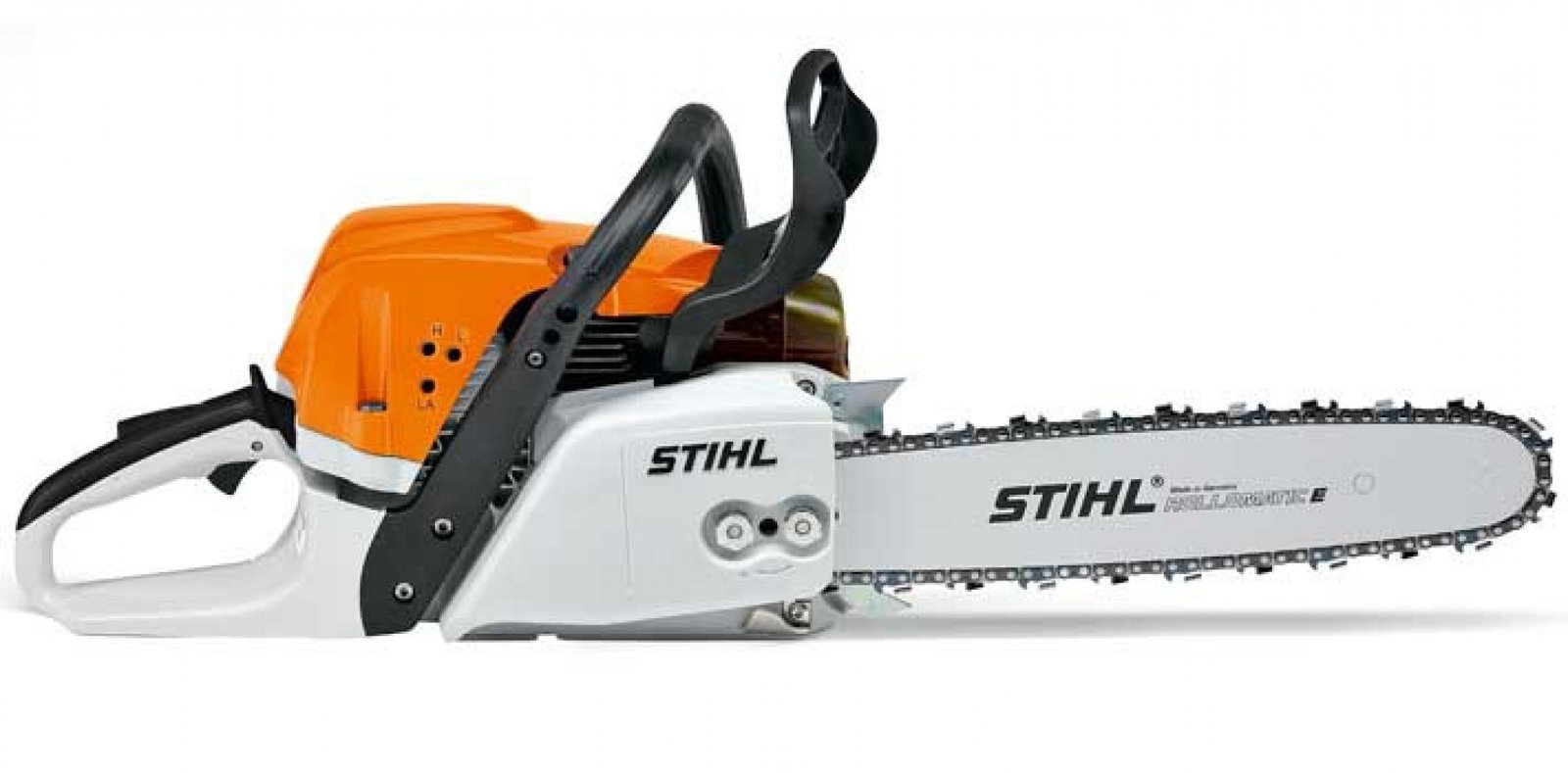 STIHL MS 311 avec un guide Rollo E