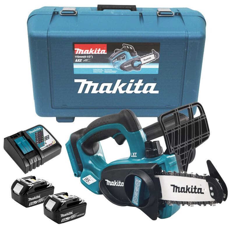 Elagueuse sur batterie MAKITA DUC122RTE 18 V 11,5 cm
